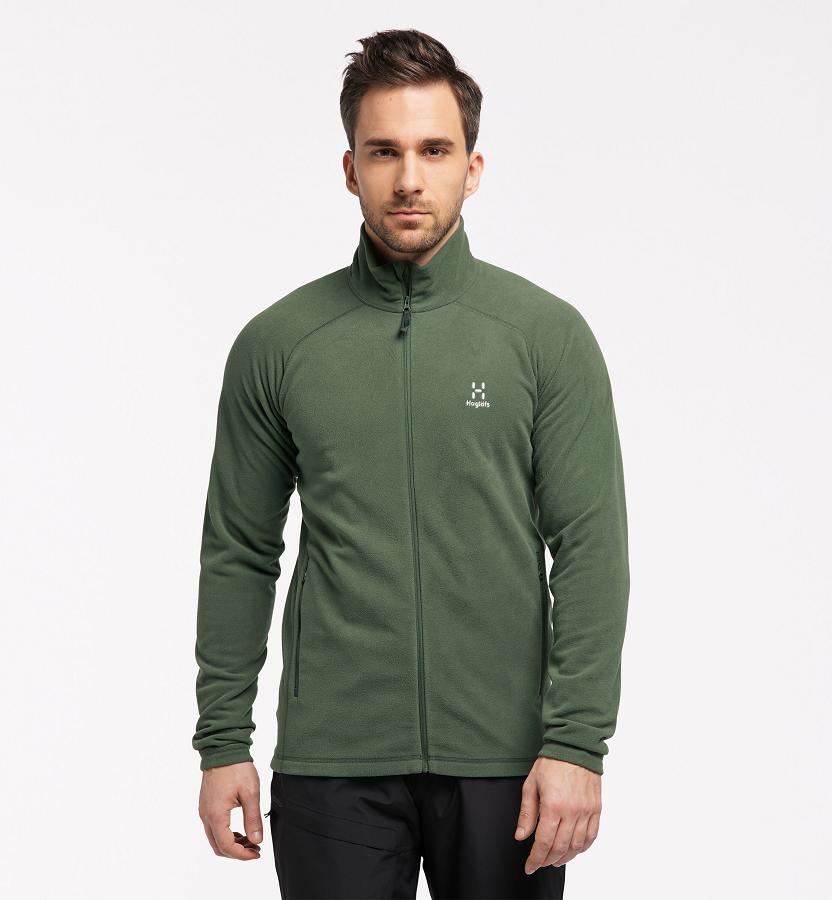 Haglöfs Astro Fleece Dark Green For Mens NQBHS4025 Australia